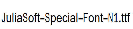 JuliaSoft-Special-Font-N1.ttf