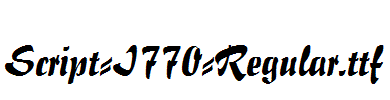 Script-I770-Regular.ttf