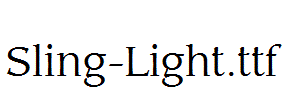 Sling-Light.ttf