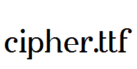 cipher.ttf