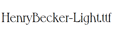 HenryBecker-Light.ttf