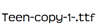 Teen-copy-1-.ttf