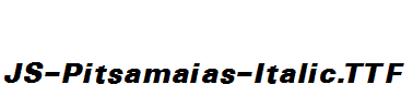 JS-Pitsamaias-Italic.ttf