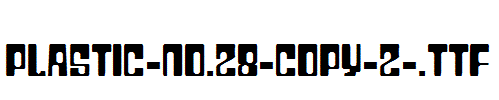 Plastic-No.28-copy-2-.ttf