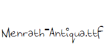 Menrath-Antiqua.ttf