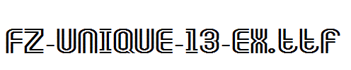 FZ-UNIQUE-13-EX.ttf