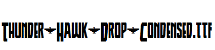 Thunder-Hawk-Drop-Condensed.ttf