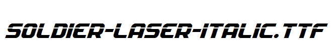 Soldier-Laser-Italic.ttf