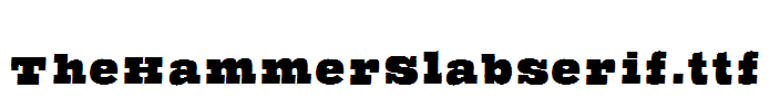 TheHammerSlabserif.ttf