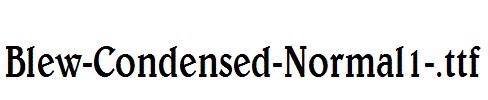 Blew-Condensed-Normal1-.ttf