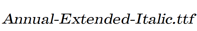 Annual-Extended-Italic.ttf