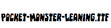 Pocket-Monster-Leaning.ttf