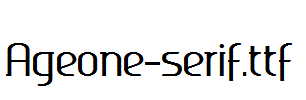 Ageone-serif.ttf