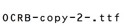 OCRB-copy-2-.ttf