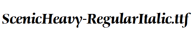 ScenicHeavy-RegularItalic.ttf