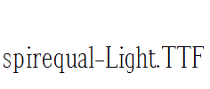 spirequal-Light.ttf