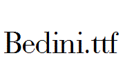 Bedini.ttf