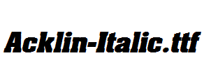 Acklin-Italic.ttf