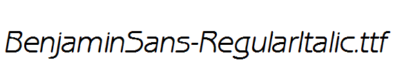 BenjaminSans-RegularItalic.ttf