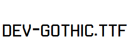 Dev-Gothic.ttf