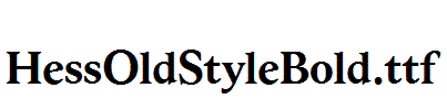 HessOldStyleBold.ttf