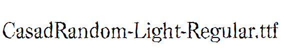 CasadRandom-Light-Regular.ttf