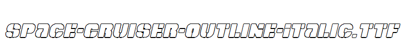 Space-Cruiser-Outline-Italic.ttf