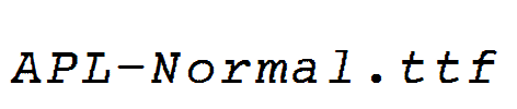 APL-Normal.ttf