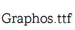 Graphos.ttf