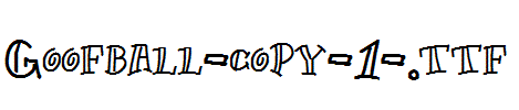 Goofball-copy-1-.ttf