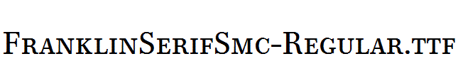 FranklinSerifSmc-Regular.ttf