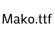 Mako.ttf