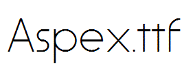 Aspex.ttf