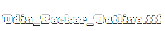 Odin_Becker_Outline.ttf