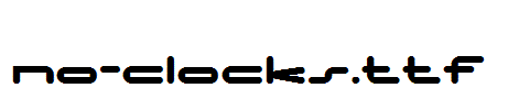 No-Clocks.ttf