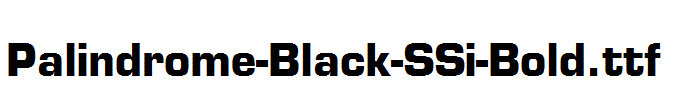 Palindrome-Black-SSi-Bold.ttf