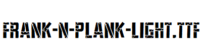 Frank-n-Plank-Light.ttf