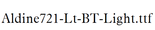 Aldine721-Lt-BT-Light.ttf