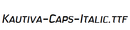 Kautiva-Caps-Italic.ttf