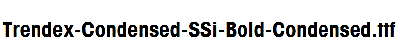 Trendex-Condensed-SSi-Bold-Condensed.ttf