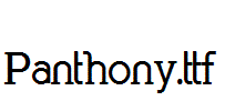 Panthony.ttf