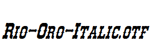 Rio-Oro-Italic.otf