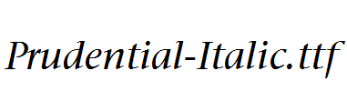 Prudential-Italic.ttf