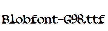 Blobfont-G98.ttf