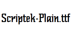 Scriptek-Plain.ttf