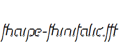 Thaipe-ThinItalic.ttf