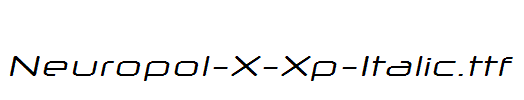 Neuropol-X-Xp-Italic.ttf