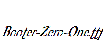 Booter-Zero-One.ttf