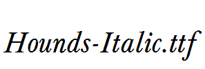 Hounds-Italic.ttf