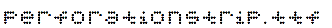 PerforationStrip.ttf